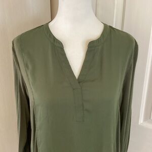 Attention Olive Green Blouse